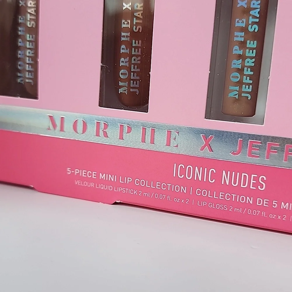 Morphe X Jeffree Star Iconic Nudes 5 Piece Mini Lip Collection
